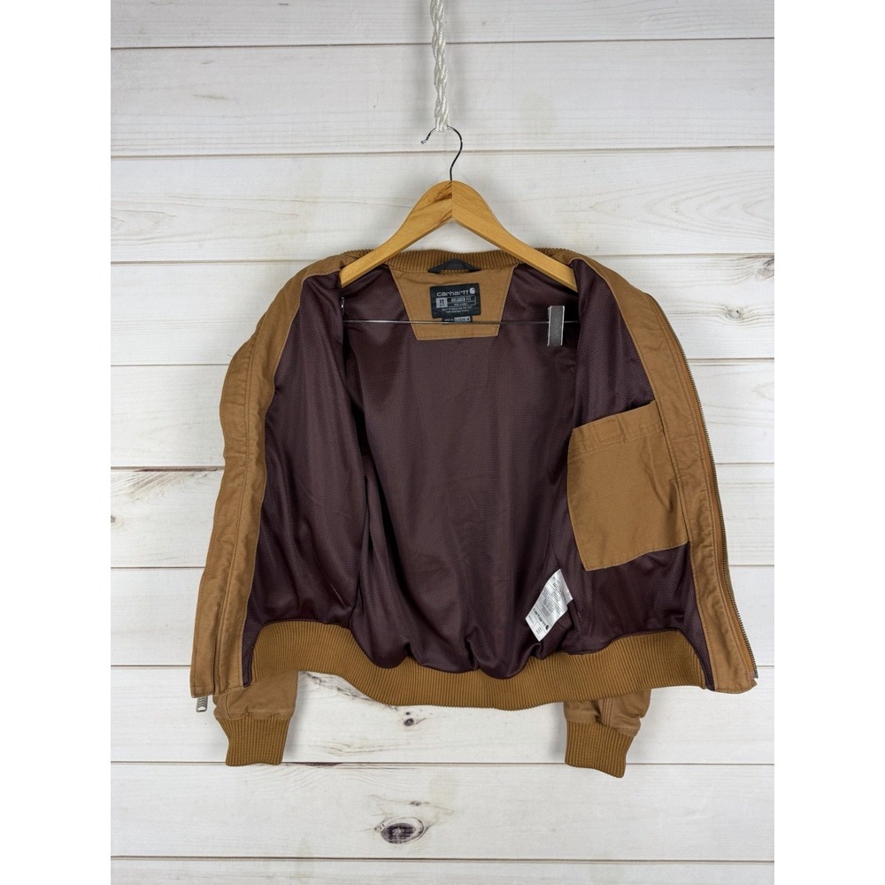 Carhartt Crawford Rugged Flex Jacket Womens XS Brown Full Zip 102524 - Picture 3 of 9